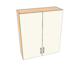 36" Wide x 42" High Wall Cabinet - Acrylic Doors