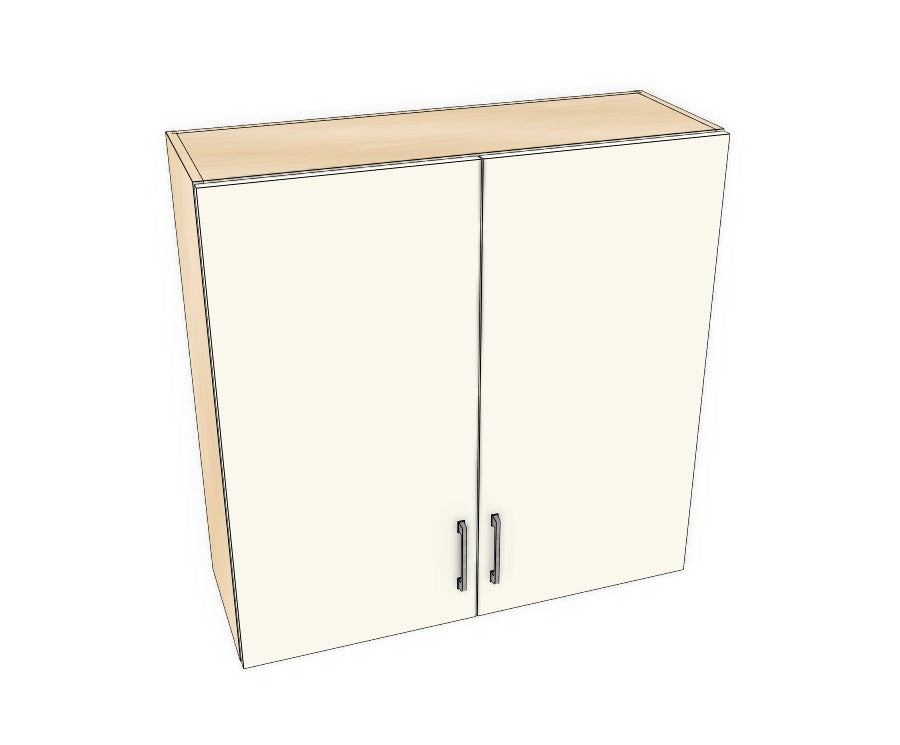 36" Wide x 36" High Wall Cabinet - Acrylic Doors