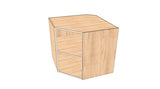 38"x38" Base Corner Cabinet - Acrylic Doors