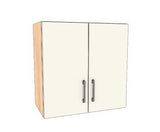24" Wide x 24" High Wall Cabinet - Acrylic Doors
