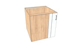 33" Blind Corner Base Cabinet - Acrylic Doors