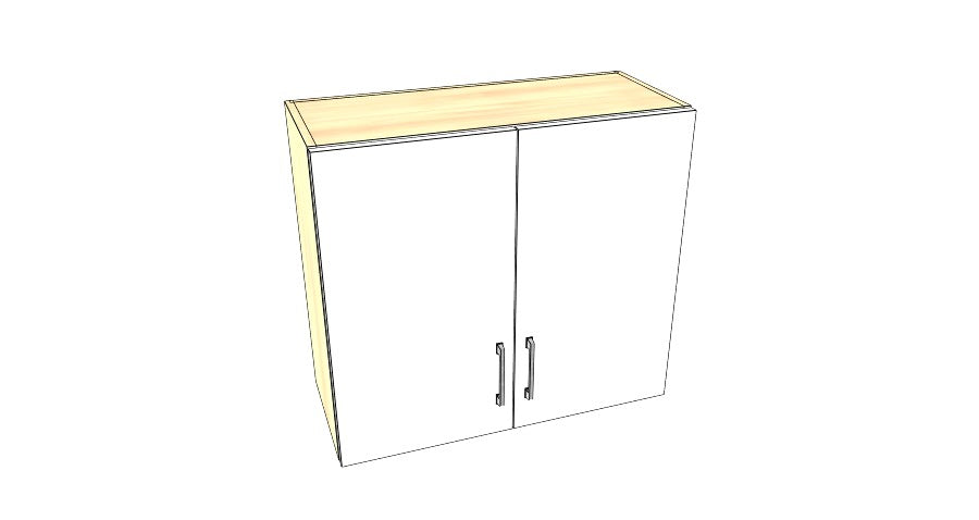 30" Wide x 27" High Stove Cabinet - Acrylic Doors