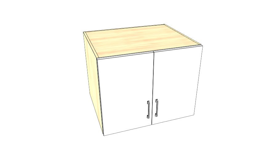 30" Wide x 24" High x 24" Deep Fridge Cabinet - Acrylic Doors