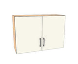 35" Wide x 24" High Wall Cabinet - Acrylic Doors