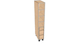 12″ Tall Pantry with Bottom Drawers - Acrylic Doors