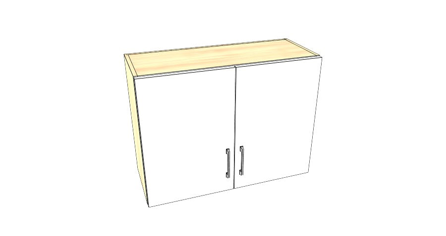 32" Wide x 24" High Stove Cabinet – Acrylic Doors