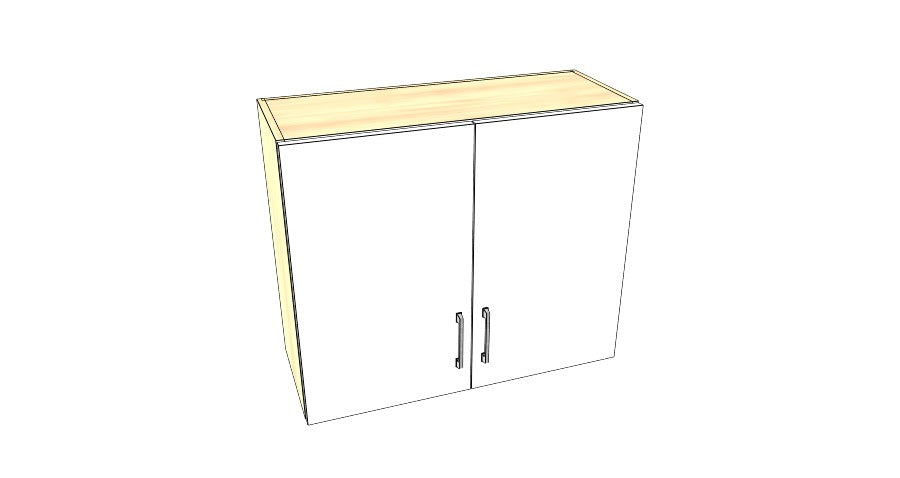 32" Wide x 27" High Stove Cabinet – Acrylic Doors