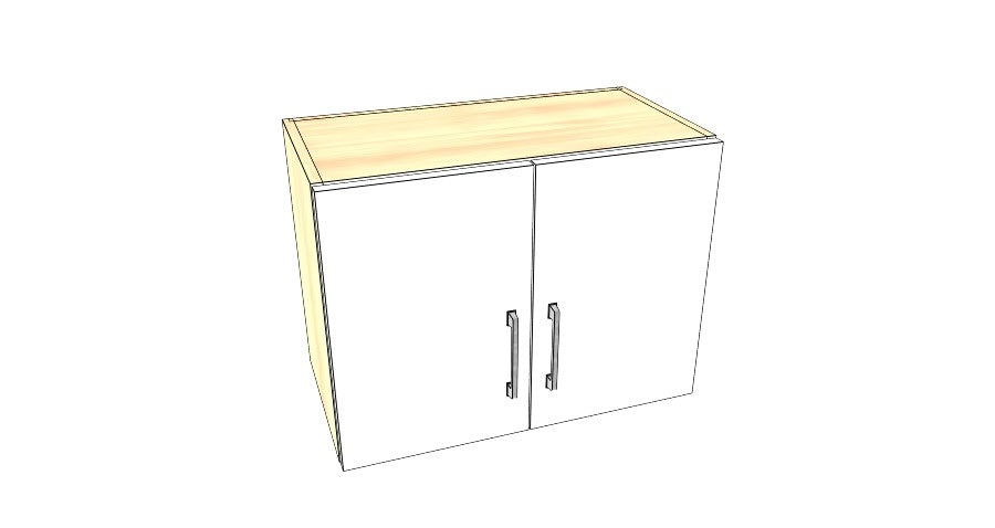 24" Wide x 18" High Stove Cabinet - Acrylic Doors
