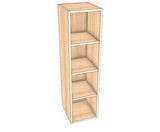 11" Wide x 42" High Wall Cabinet - Acrylic Doors