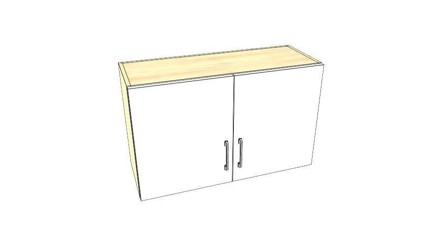 34" Wide x 21" High Stove Cabinet – Acrylic Doors