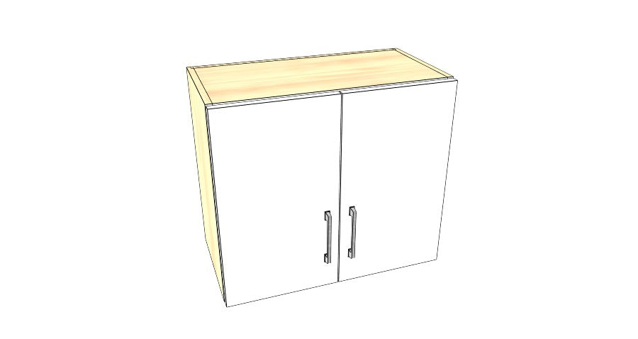 24" Wide x 21" High Stove Cabinet - Acrylic Doors