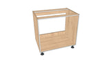 35" Sink Cabinet (No Back) - Acrylic Doors