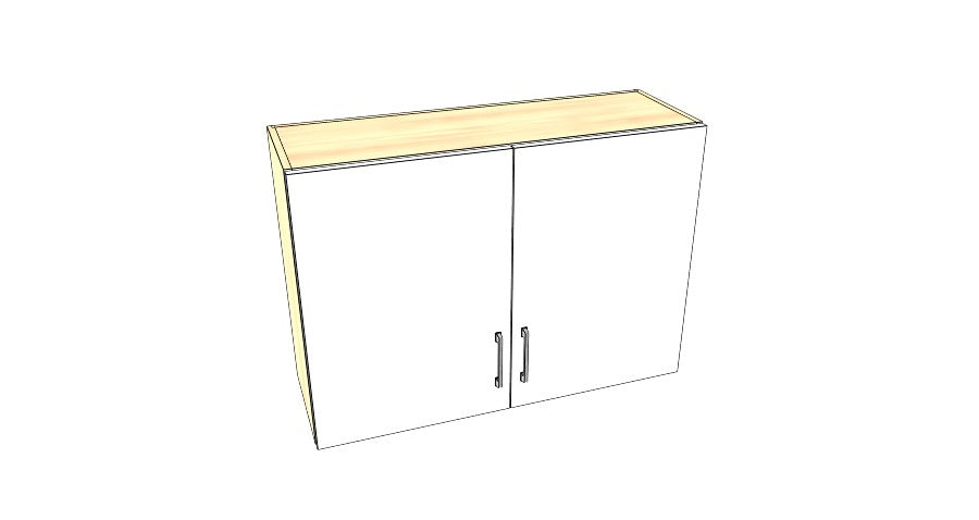 38" Wide x 27" High Stove Cabinet – Acrylic Doors