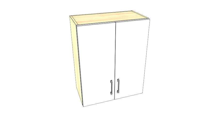 24" Wide x 27" High Stove Cabinet - Acrylic Doors