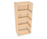 19" Wide x 42" High Wall Cabinet - Acrylic Doors