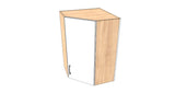 24"x 24" x  36" High Corner Wall Cabinet - Acrylic Doors