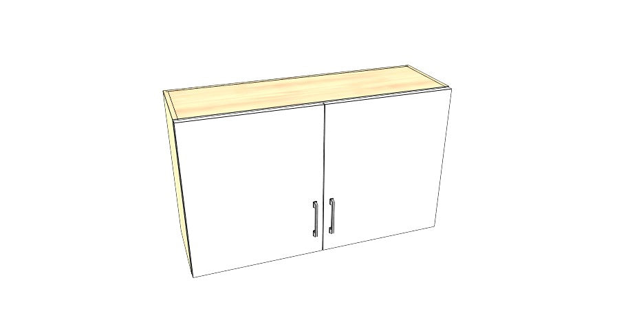 40" Wide x 24" High Stove Cabinet – Acrylic Doors