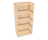 22" Wide x 42" High Wall Cabinet - Acrylic Doors